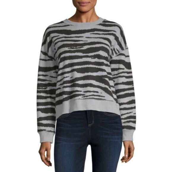 ✨ Arizona Tiger Stripe French Terry Sweatshirt ✨ - Picture 1 of 5